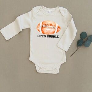 Colored Organics/Urban Baby Co. “Let's Huddle”Organic Baby Long-sleeve Onesie